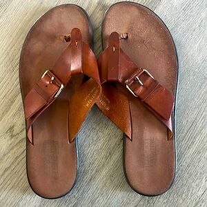 COPY - Mens Mercanti Fiorentini Leather Sandals size 13 M Style MF 5017 Made In…